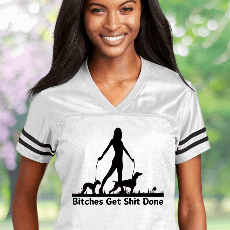 Bitches Get Shit Done Ladies' Replica Jersey