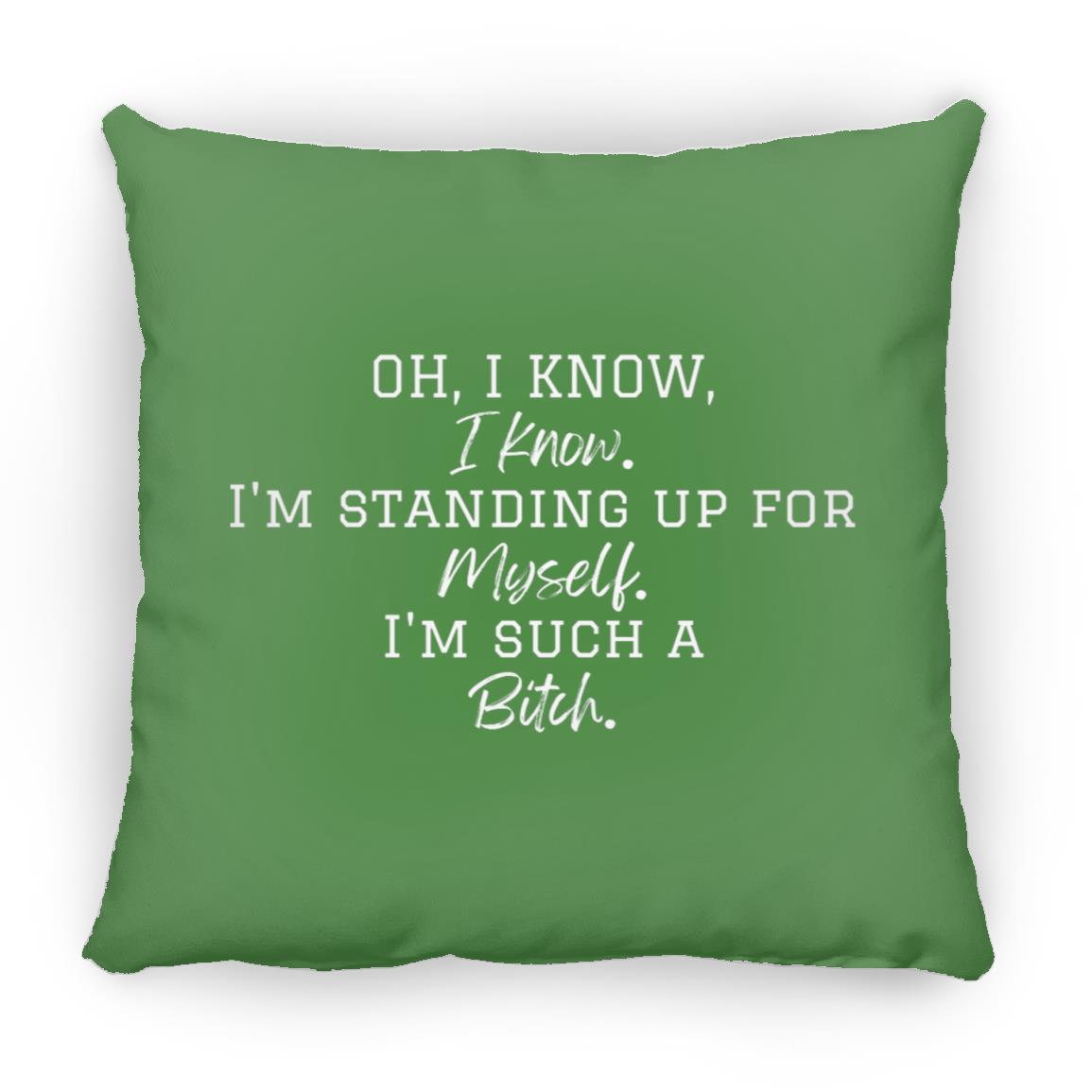 Oh, I Know, I Know. Throw Pillow