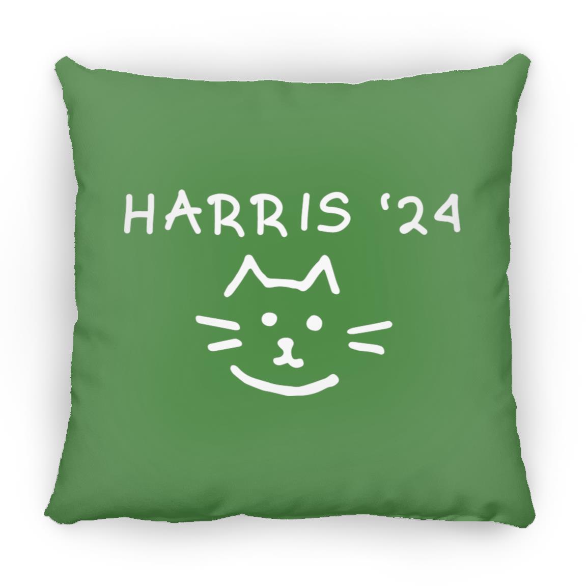 Kamala Harris ‘24 Cat Throw Pillow