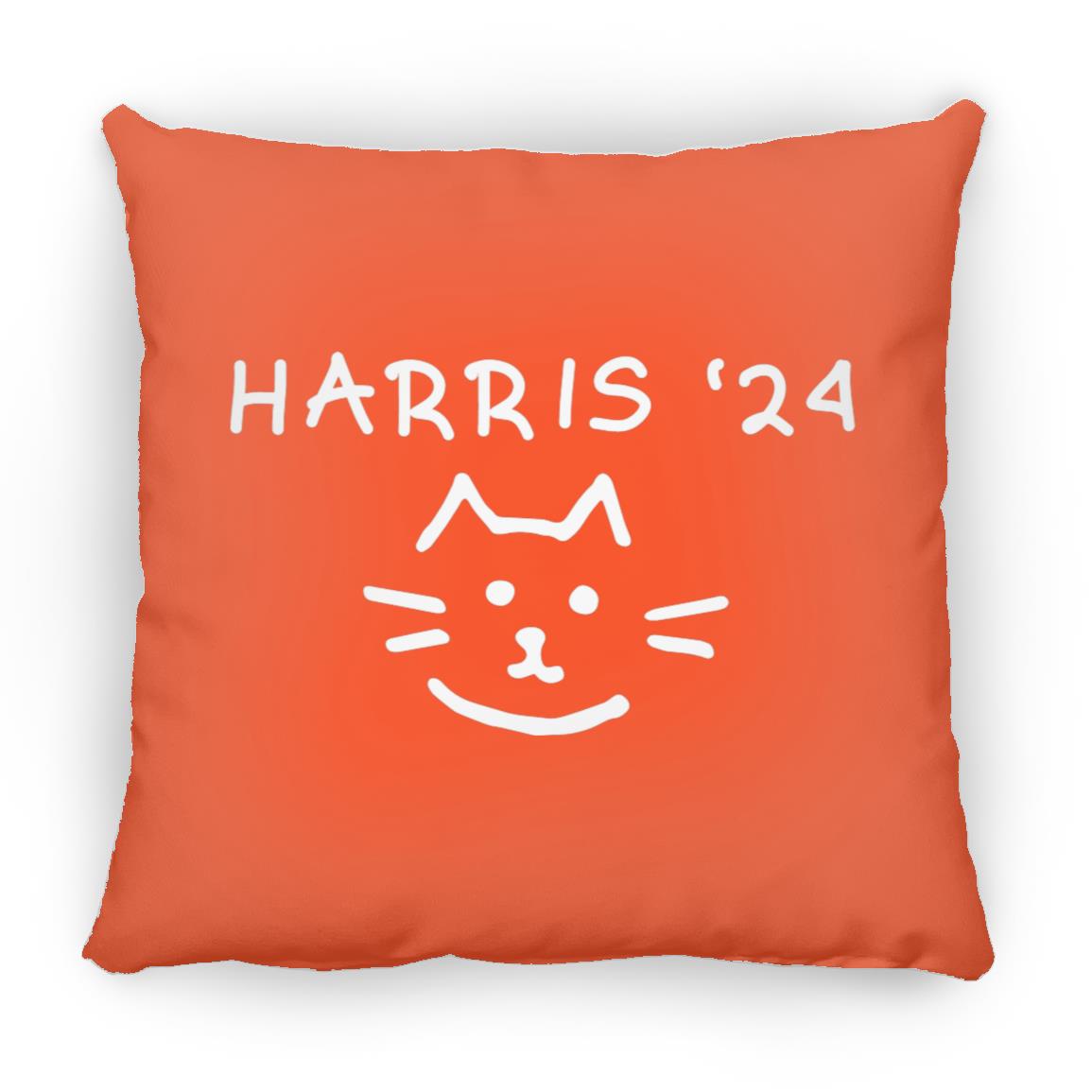 Kamala Harris ‘24 Cat Throw Pillow