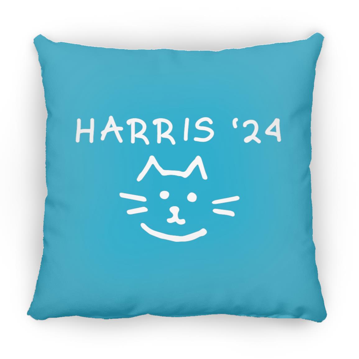 Kamala Harris ‘24 Cat Throw Pillow