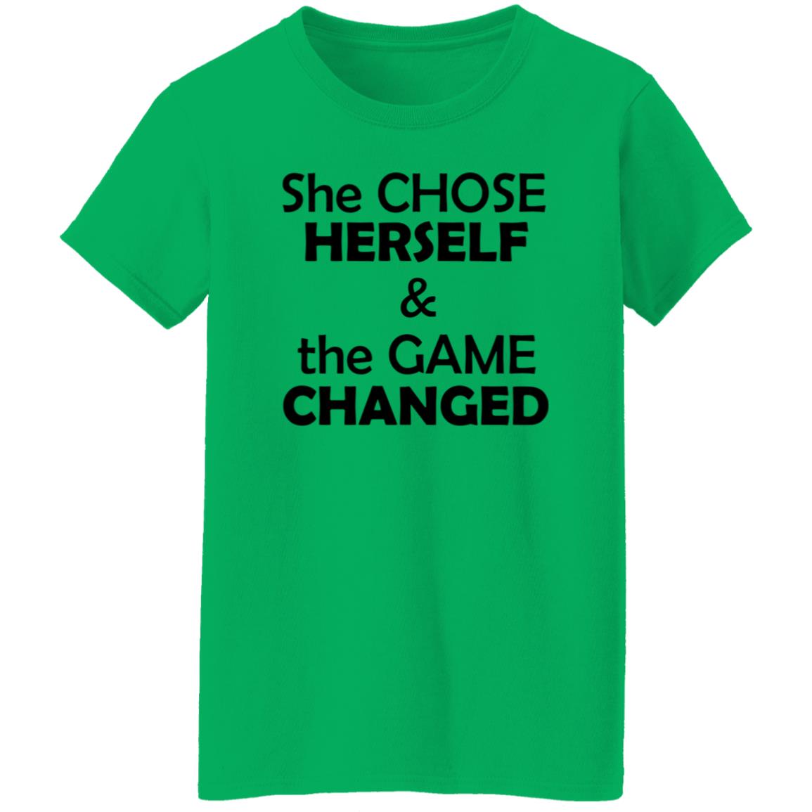 She Chose Herself And The Game Changed T-Shirt