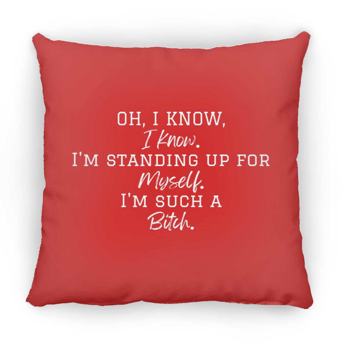 Oh, I Know, I Know. Throw Pillow