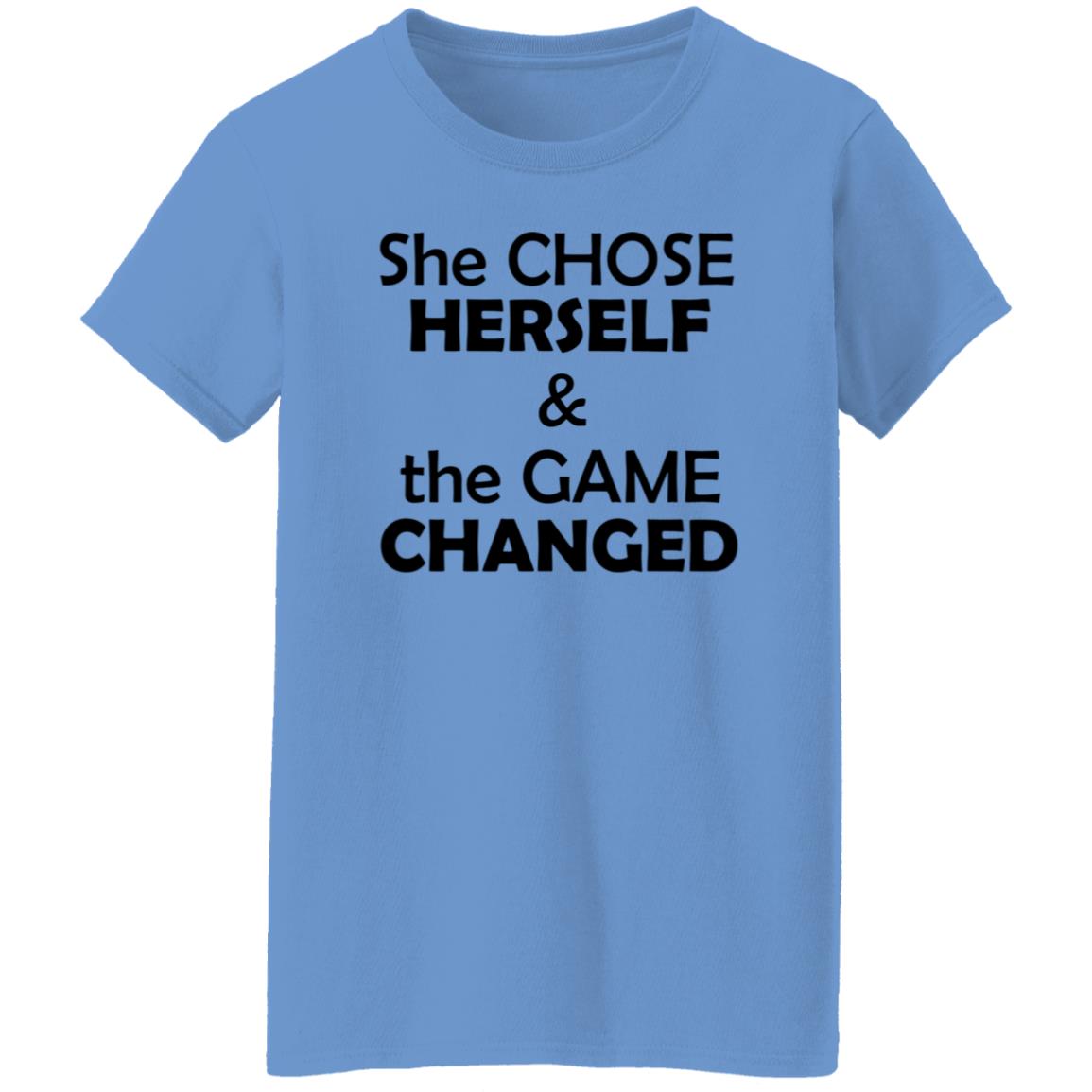 She Chose Herself And The Game Changed T-Shirt