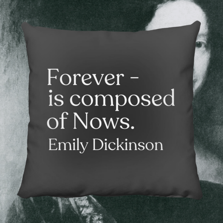 Emily Dickinson Quote Throw Pillow