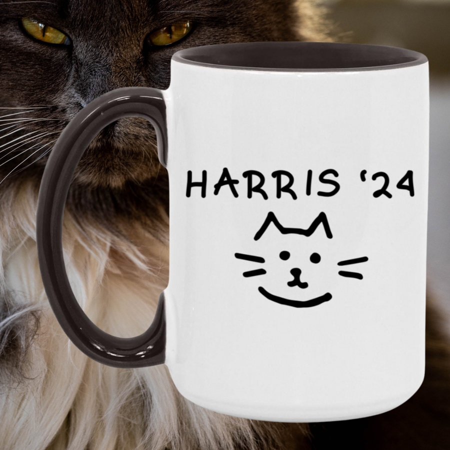 Kamala Harris ‘24 Cat Mug