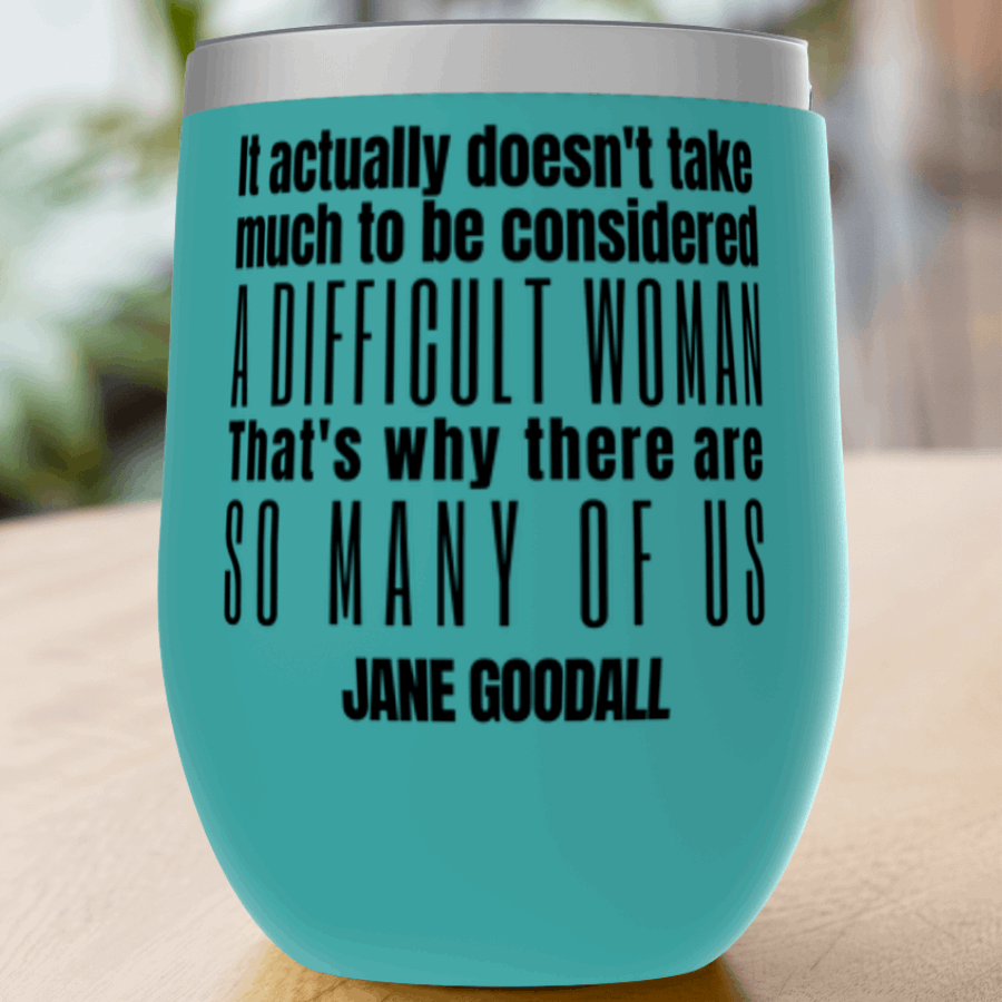 Jane Goodall Quote Tumbler