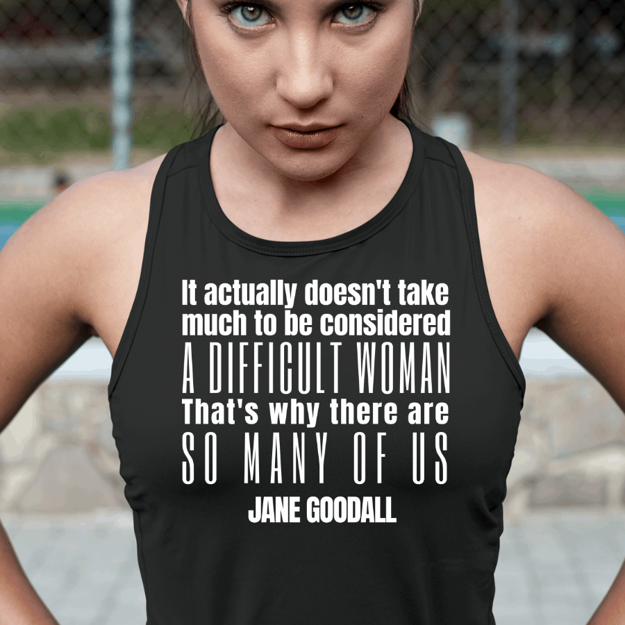 Jane Goodall Quote Tank