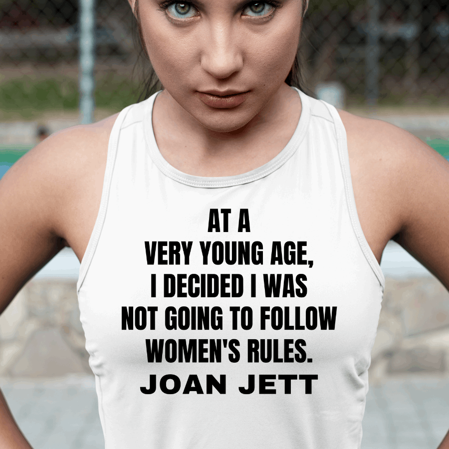 Joan Jett Quote Tank