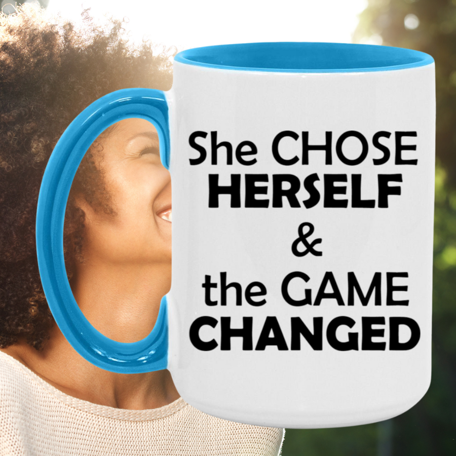 She Chose Herself And The Game Changed Mug