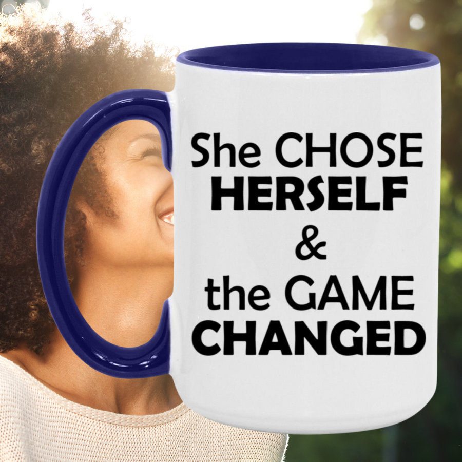 She Chose Herself And The Game Changed Mug