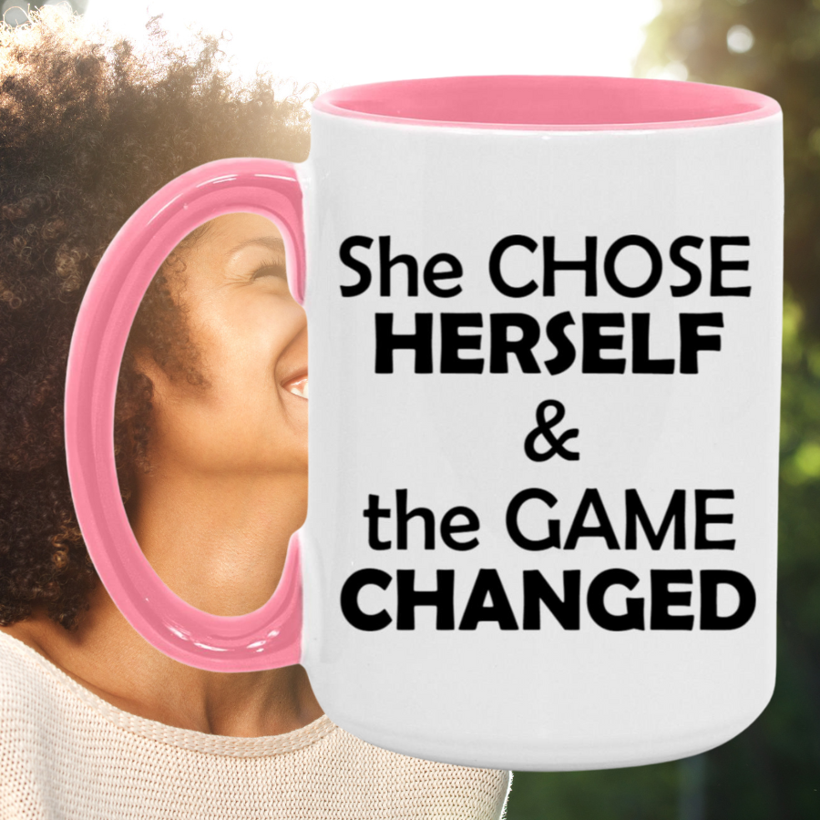 She Chose Herself And The Game Changed Mug